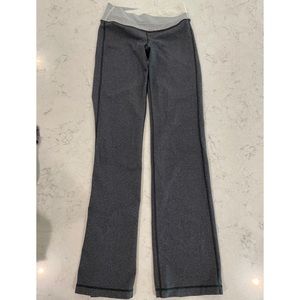 Lululemon boot cut pants in grey